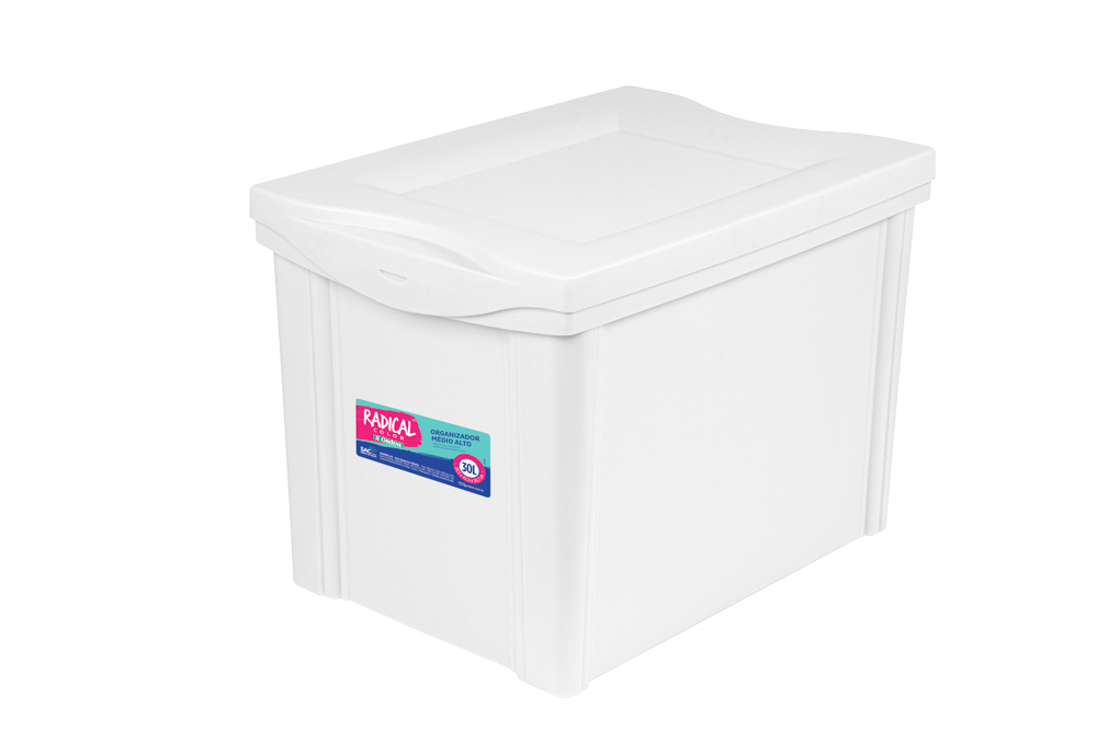 CAJA ORGANIZADORA  ALTA BLANCA 30L