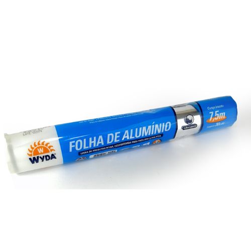 ROLLO DE ALUMINIO 10,5 MIC. 7,5mts X 45cm