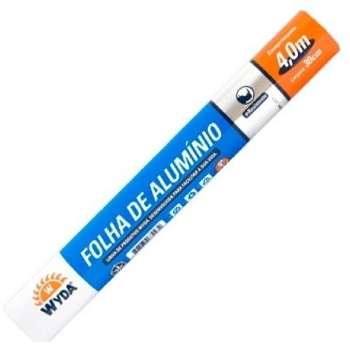 ROLLO DE ALUMINIO 10,5 MIC. 4mts X 30cm