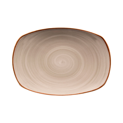 PLATO LLANO 25,4cm PORCELANA ARTISAN GRIS