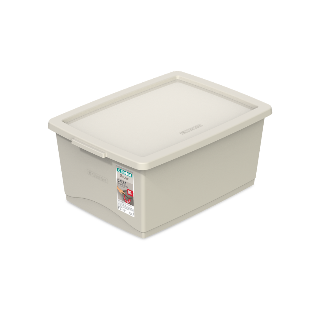 CAJA ORGANIZADORA 15L LINO