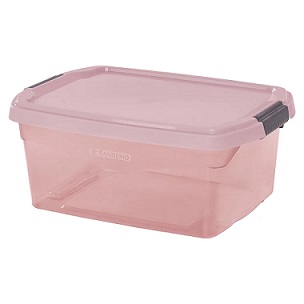 CAJA ORGANIZADORA PEQ. BAJA 6lts ROSA