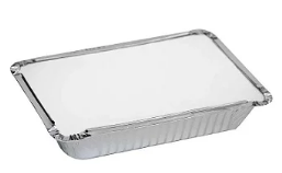 BANDEJA DE ALUMINIO C/TAPA 750ml X 100