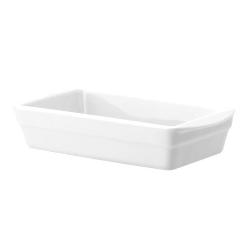 FUENTE RECTANGULAR C/ALA 900ml - 24,5 x 13 x 5,3cm PORCELANA