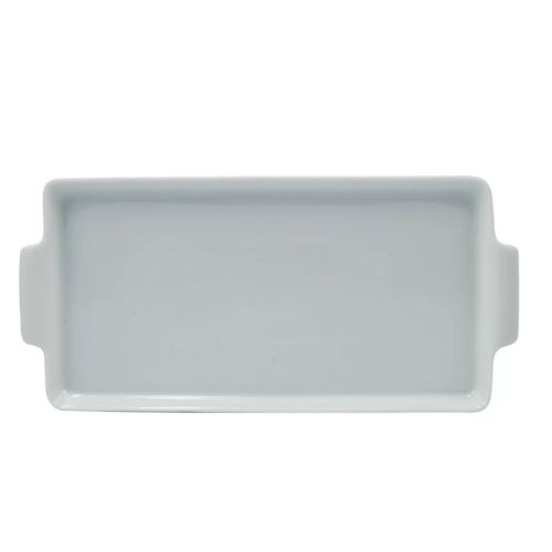 BANDEJA RECTANGULAR C/ALA 27 x 12,8cm PORCELANA