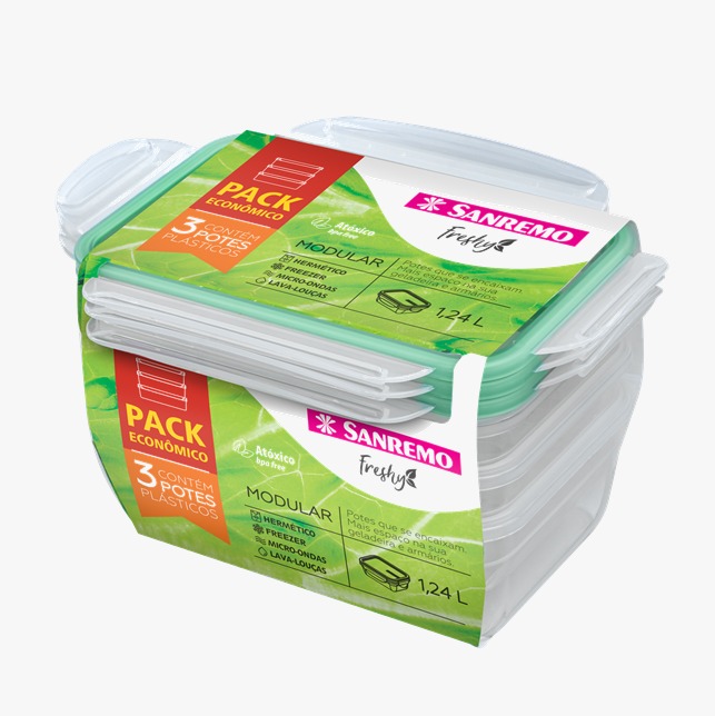 JGO 3 PIEZAS LINEA FRESHY 1,24lt