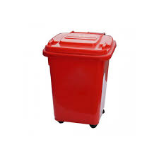 CONTENEDOR P/RESIDUO 50L ROJO