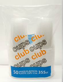 VASO CLUB CUPS 355cc-12oz (1/50)