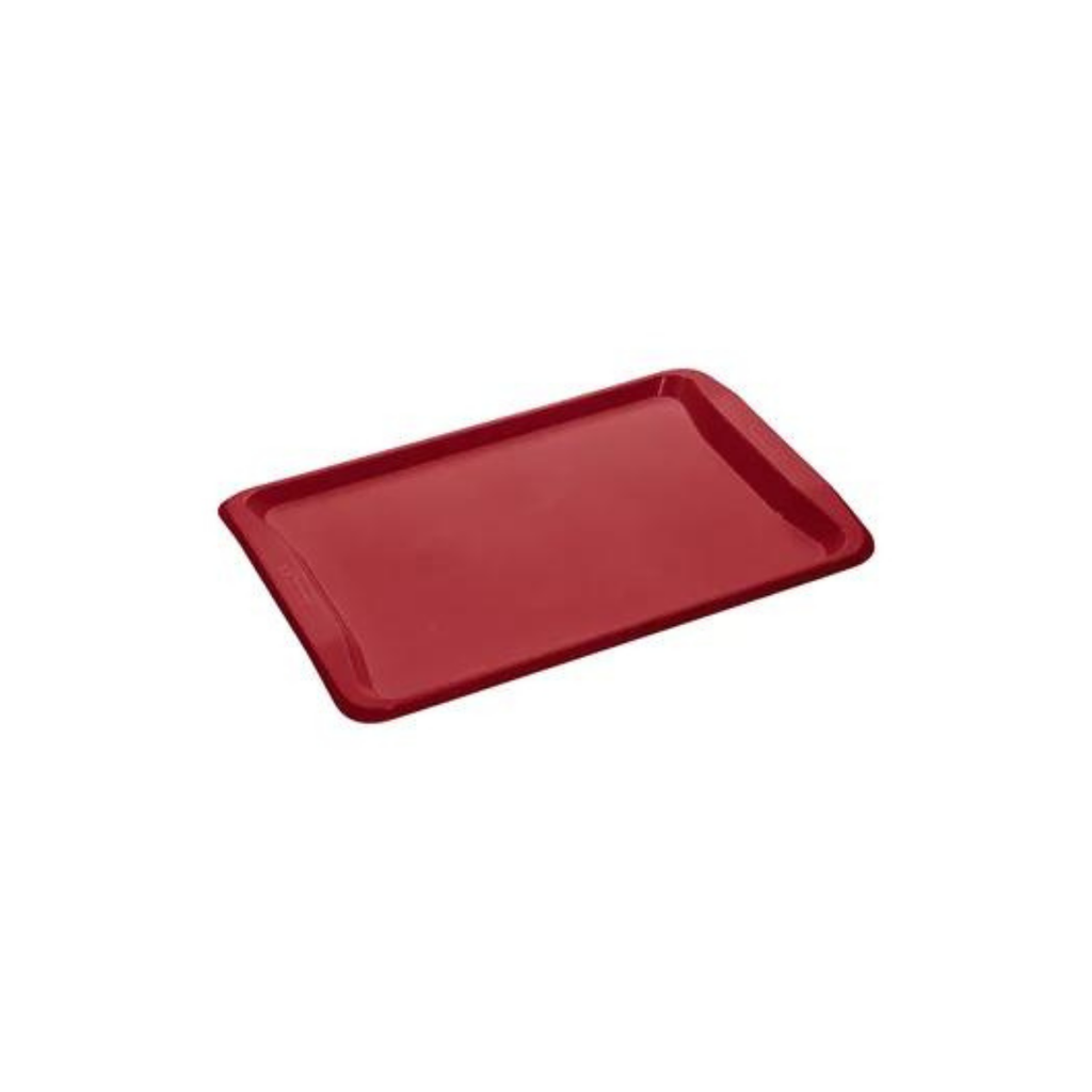 BANDEJA RECTANGULAR PRO ROJO 49x34cm