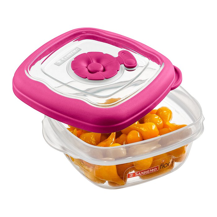 TAPER CUADRADO 280ML - ROSA