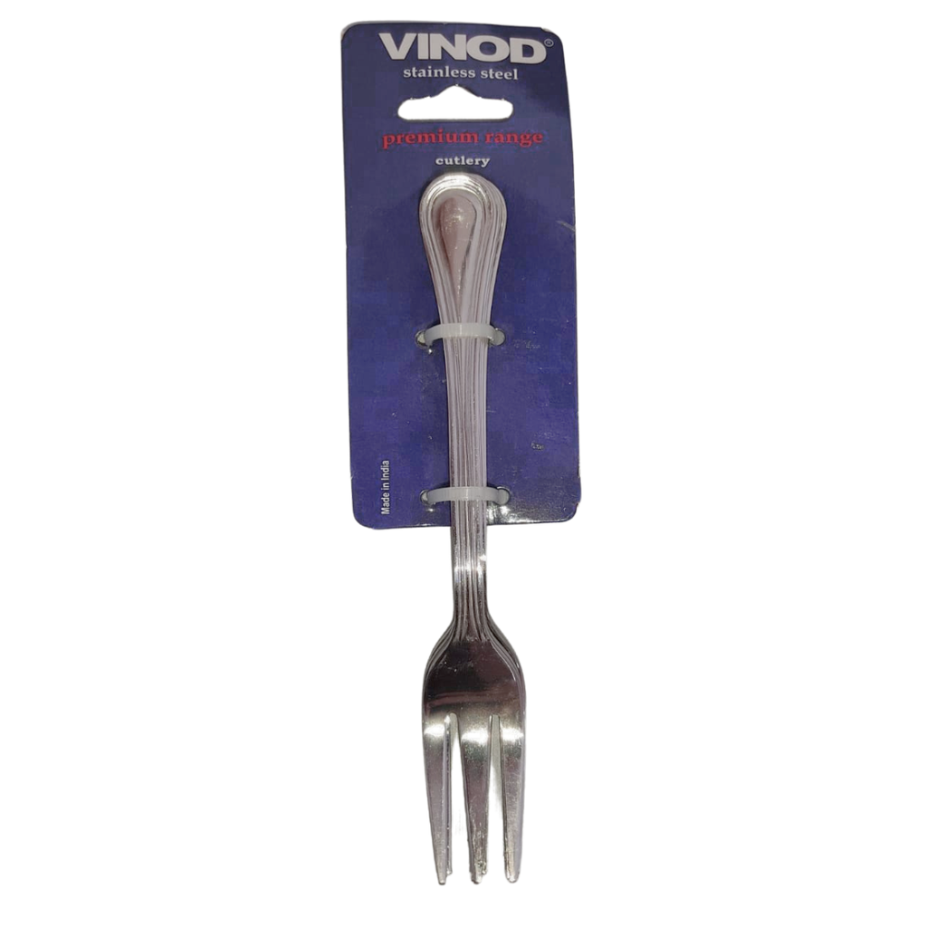 TENEDOR DE POSTRE 6PZAS. A. INOX. 14,5CM