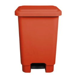 [LAR15R] BASURERO C/PEDAL ROJO (44x28x33cm) 15L