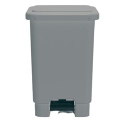 [LAR100G] BASURERO C/PEDAL GRIS (92,5x42,5x58cm) 100L