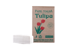 [PTIB1000] PAP TOALLA INTERF TULIPA ECO 20x20 24gr.