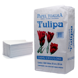 [PTIBL1000] PAP TOALLA INTERF TULIPA BLANCO 20x20 20gr.