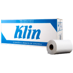 [PTR28X200] PAPEL TOALLA ROLLO  KLIN 20x200m(6) 28gr.