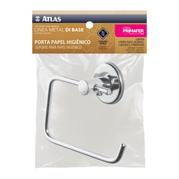 [PR2831] SOPORTE PAPEL HIGIENICO METAL P/PARED