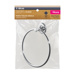 [PR2832] PORTA TOALLA ARO METAL P/PARED