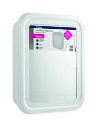 [PR5055-2] GABINETE P/BAÑO TOILETTE PLASTICO BLANCO