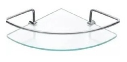 [PR3031-1] ESTANTE ESQUINERO DE VIDRIO 20X20CM