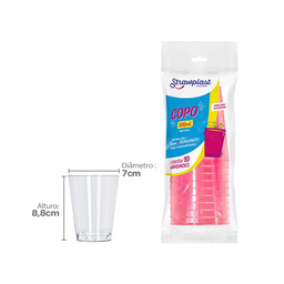 [S346] VASO 200ml TRANSPARENTE PS (1/10)