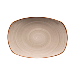[PP722612] PLATO LLANO 25,4cm PORCELANA ARTISAN GRIS