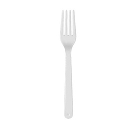 [S165] TENEDOR FUERTE BLANCA 18 CM PS PAQ. X 10 UNID