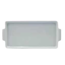 [00787-027214] BANDEJA RECTANGULAR C/ALA 27 x 12,8cm PORCELANA