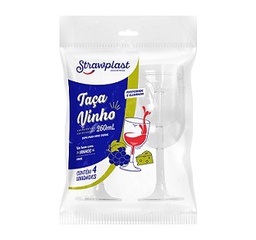 [S332] COPA P/VINO 260ml TRANSPARENTE PS (1/4)