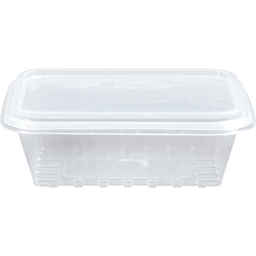 [KR-750TR] BANDEJA DESCARTABLE CON TAPA DE 750ml (25 UN)