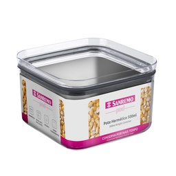 [SR4050] POTE CRISTAL CON TAPA 500ML
