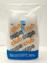 [079-6002/1] VASO CLUB CUPS 207cc-7oz (1/50)