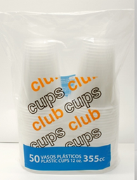 [079-6005/1] VASO CLUB CUPS 355cc-12oz (1/50)