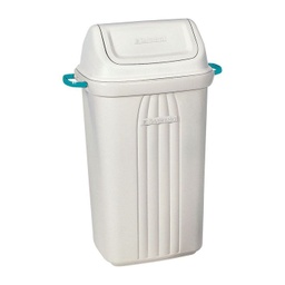 [283] BASURERO CON TAPA VAIVEN DE 30lts - BEIGE
