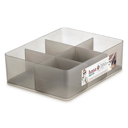 [OR84000] *BANDEJA C/DIVISIONES Peq. BEIGE HANA