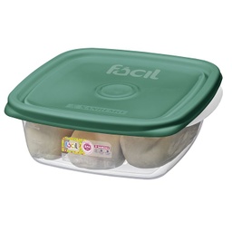 [124/6] POTE HERMETICO CUAD. 530ml
