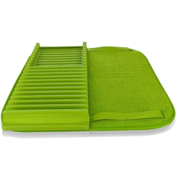 [SR1343] *TAPETE  ABSORBENTE C/ESCURRIDOR VERDE