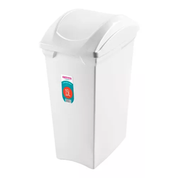 [SR62/1] BASURERO BASCULANTE 15lts BLANCO