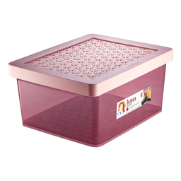 [OR86502] CAJA ALTA MULTIUSO Gr. 18L ROSA HANA